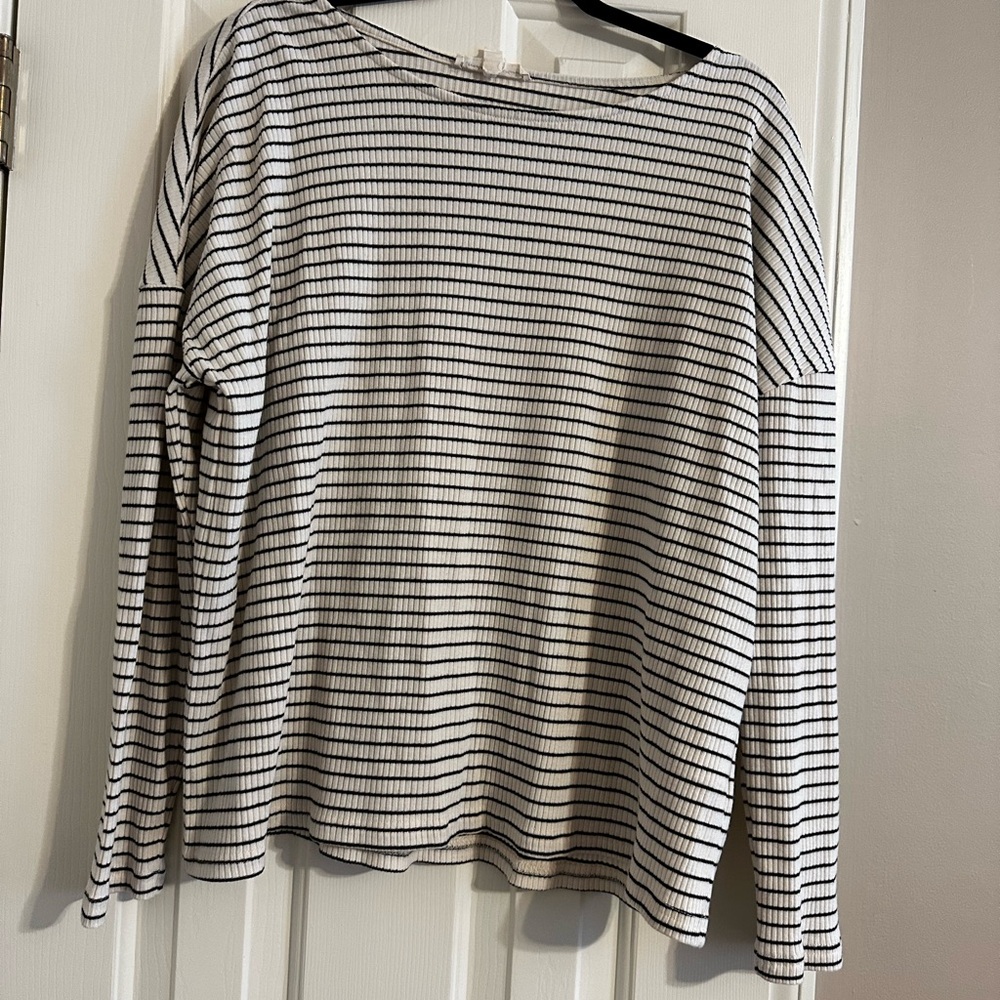 Striped Long Sleeve Top